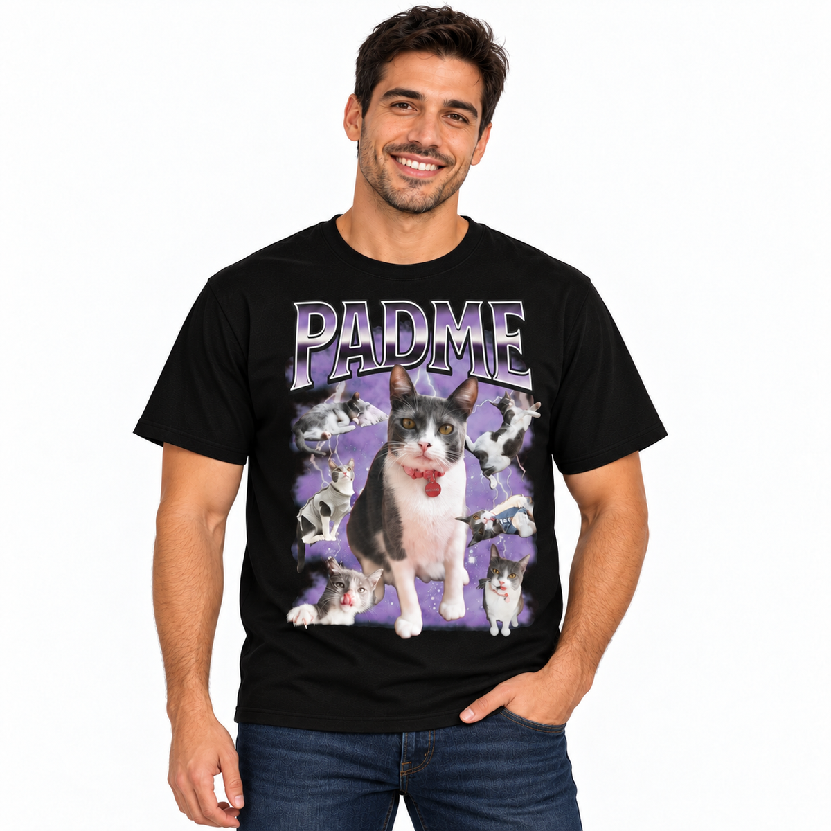 Remera 90´s Rap Mascotas / Personas