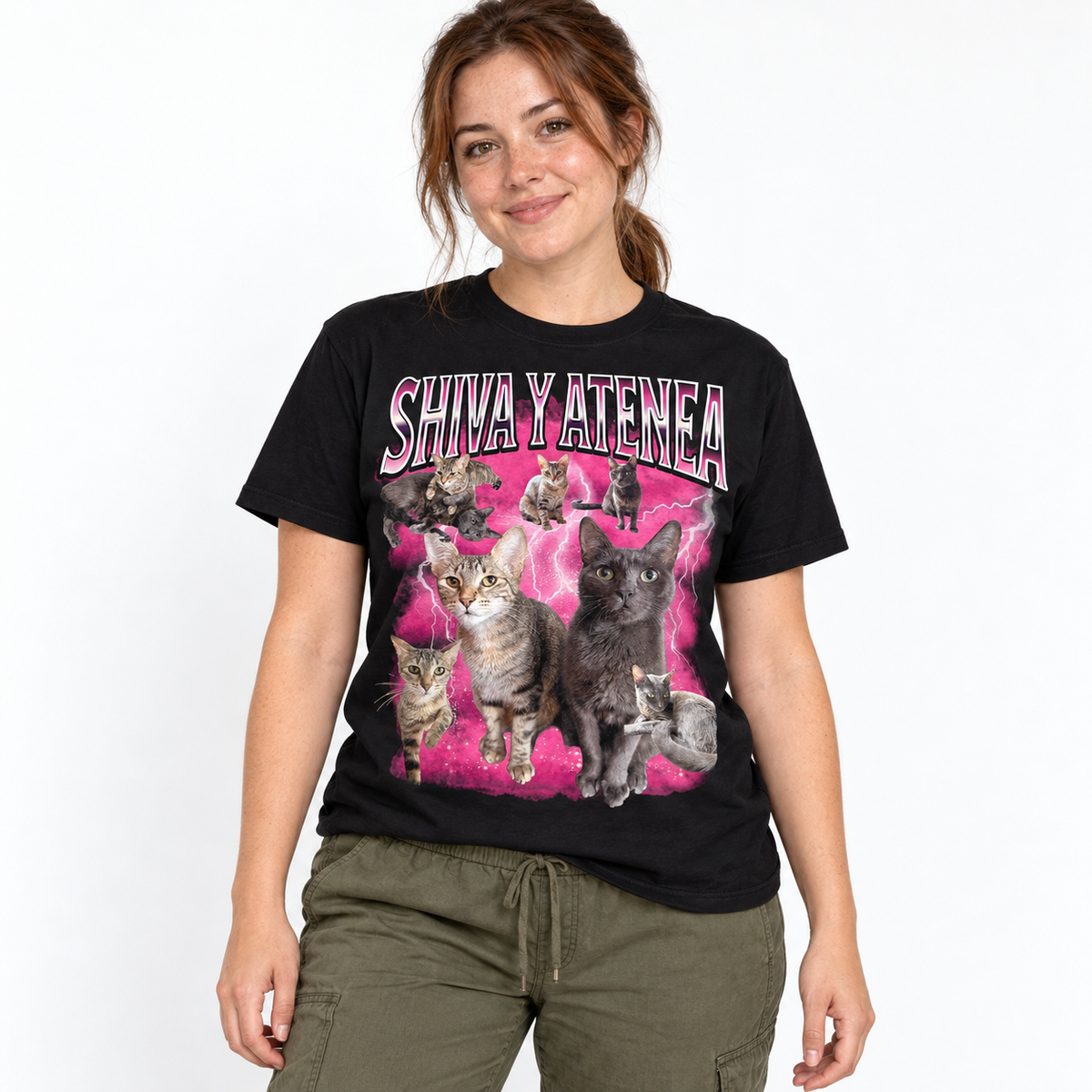 Remera 90´s Rap Mascotas / Personas