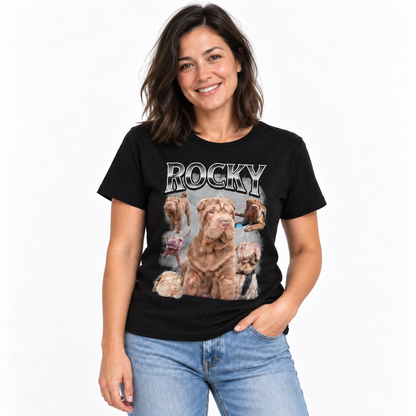 Remera 90´s Rap Mascotas / Personas